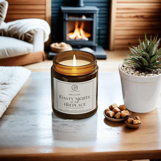 Smells Like..Toasty Nights by the Fireplace - A symphony of Orange Spice & a Smoky Twist. For those who turn moments into unforgettable occasions.