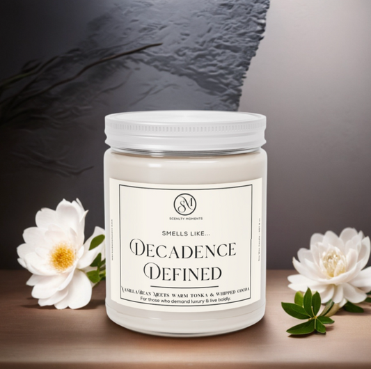 Smells Like...Decadence Defined - Vanilla Bean Dream meets warm tonka & whipped cocoa. For those who demand luxury and live boldly.