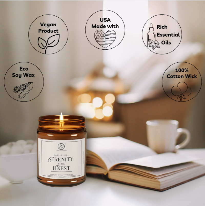 Smells Like... Serenity at Its Finest - Lavender meets Herbal Harmony & Woody Calm. For those who love their calm served with a side of character.